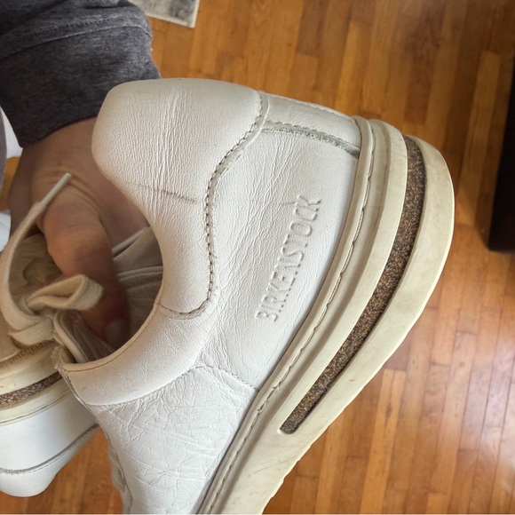 Birkenstock - sz38 White Women's Casual Sneakers - Picture 4 of 5